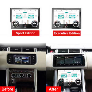 Panel de Climatización ZWNAV para <span class=keywords><strong>Range</strong></span> <span class=keywords><strong>Rover</strong></span> 2013-2017, Segunda Pantalla LCD de Climatización + Reproductor Multimedia con Carplay, Pantalla Táctil - Product Image 4