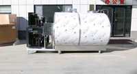 Réservoir de Refroidissement de Lait en Acier Inoxydable Extra Large 20000L, Réfrigération Rapide, Isolation Thermique, Stockage de Lait Brut en Vrac pour Grandes Exploitations Laitières