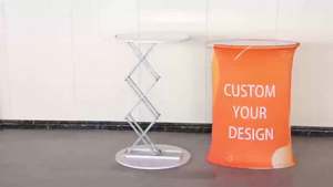 Mostrador Portátil Ecológico Personalizado de MDF + PP para Ferias Comerciales y Eventos Empresariales - Product Image 2