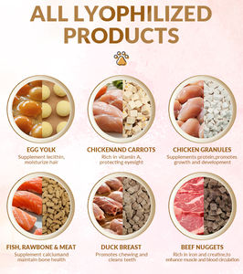 Hochwertige Proteinreiche Gefriergetrocknete Rindfleisch-Naturkost-Leckerlis für Hunde Anpassbare Katzensnacks Ernährung Private Label Fleischbasierte Leckerlis - Product Image 2