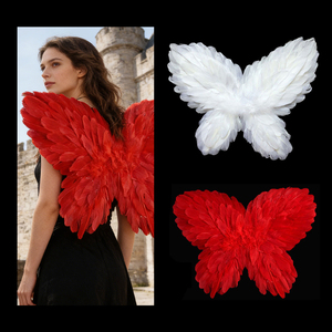 <span class=keywords><strong>Ali</strong></span> da Fata Bianche e Rosa per Donna e Ragazza, Costume <span class=keywords><strong>di</strong></span> Halloween, <span class=keywords><strong>Ali</strong></span> <span class=keywords><strong>di</strong></span> Angelo in Piume Naturali con Cinghie Elastiche - Vendita all'Ingrosso - Product Image 6