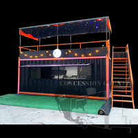 Kiosque de nourriture de café en conteneur maritime, nouveau design gratuit, livraison gratuite, kiosque de café en conteneur, bar mobile