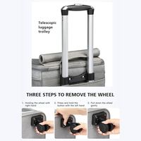 Produits tendances : Chariot de transport à roulettes pour animaux de compagnie, sac de transport Oxford pour animaux de compagnie avec roues pour 2 chats