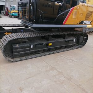 Bobcat SY155C Miniexcavadora hidráulica sobre orugas de 15 toneladas Maquinaria de construcción usada para trabajos de minería Excavadora de segunda mano - Product Image 3