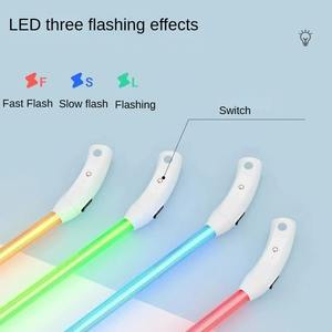 Collier pour animaux de compagnie en nylon rechargeable, lumineux la nuit, pour petits et grands chiens et chats, pour un pelage brillant et éclatant, modèle très demandé pour l'exportation - Product Image 3