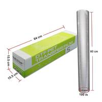 SUBLISTAR Film DTF en feuille d'argent métallisé de qualité supérieure (60CM * 100M), impression par transfert direct sur film à froid pour les logos emblématiques