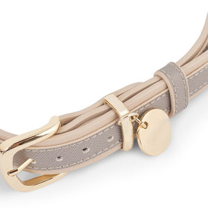 Fullto di alta qualità di lusso solido colorato collare di cane in pelle sintetica <span class=keywords><strong>con</strong></span> targhetta <span class=keywords><strong>per</strong></span> <span class=keywords><strong>cani</strong></span> di piccola taglia - Product Image 5