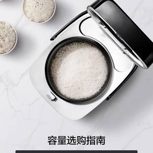 Mini cuiseur à riz électrique intelligent Midea 2L pour la préparation de bouillies et de riz pour bébés, noir - Product Image 4