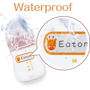 Etiquetas para Biberones para Guardería, Autolaminables, Etiquetas Impermeables para Escribir Nombres, Pegatinas <span class=keywords><strong>de</strong></span> Diferentes Tamaños y Colores - Product Image 3