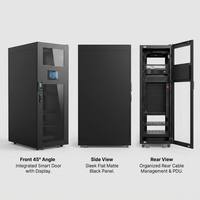 W-TEL Armoire de télécommunications intégrée intelligente micro-mini pour centre de données, rack de serveur 42U, rack modulaire, centre de données intérieur avec sécurité