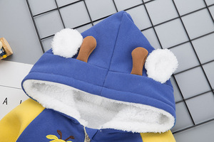 Wholesale <b>Newborn</b> Children Clothes for Boy Baby Fashion Casual Winter Warm Fur <b>Coat</b> - Product Image 4