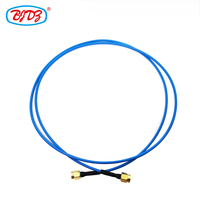 Câble d'extension pigtail SMA mâle vers SMA mâle 18G SS405 RG405 haute fréquence à faible perte, assemblage stable pour test, du fabricant