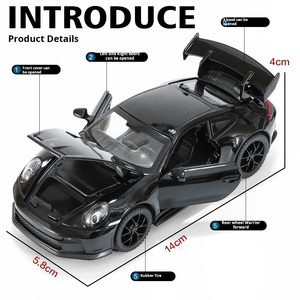 KMM 21008 Base Box 1/32 pour GT3, modèle de voiture en alliage moulé sous pression, jouet à rétrofriction sans son ni lumière, avec pile bouton 1.5V, pour enfants et adultes - Product Image 2