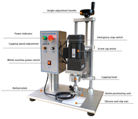 Machine à visser les bouteilles rondes, capsuleuse avec vis