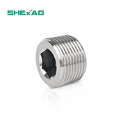 Échantillon Gratuit - Bouchon d'Arrêt/Obturateur en Laiton et Acier Inoxydable Type M G NPT, Tête Allen/Dôme, IP66, IP68