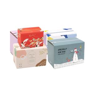 Fabriek Pop-Up Spot Groothandel Klassiek Bruin Golfpapier Cosmetisch Parfum Ondergoed Kleding Gemakkelijk Traan Rits Verpakking - Product Image 5