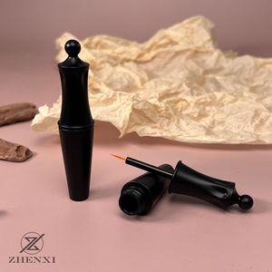 ZHENXI Tube d'eye-liner noir mat 4 ml, flacon vide pour sérum de croissance des cils magnétique, emballage rechargeable portable - Product Image 1