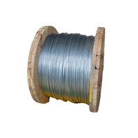 Cuerdas de Acero Galvanizado de Alta Resistencia y Módulo Elástico para Unidades de Suspensión de Cable Óptico Autoportantes Tipo Figura 8 para Exteriores