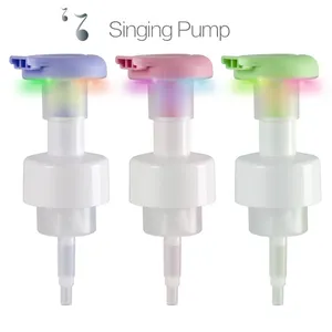 Die neueste 40 43 mm Musik singende Kinder Kinder Schaum-Seifenpumpe Spenderflaschen 350 ml zum Waschen Reinigung Zahnbürste