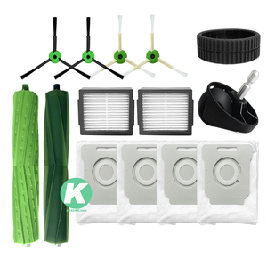 Repuestos/Accesorios para Aspiradora Robótica <span class=keywords><strong>Irobot</strong></span> <span class=keywords><strong>Roomba</strong></span> <span class=keywords><strong>J7</strong></span>+: Cepillo Principal, Cepillo Lateral, Filtro, Bolsa para Polvo, Rueda, Almohadillas para Llantas - Product Image 1