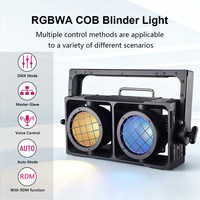 Projecteur Blinder RZ IP65 2x300W RGBAW 5-en-1 COB Étanche avec Écran Tactile LCD pour Scène, DJ, Discothèque, Événements et Fêtes