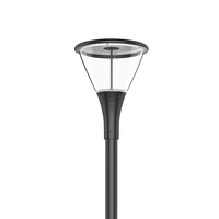 Lampe de poteau LED de jardin à haute efficacité énergétique en aluminium, alimentée par courant alternatif, protection IP66, pour usage industriel et paysager