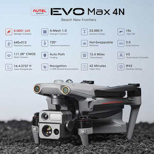 Dron Comercial e Industrial Autel Evo MAX 4N, Cámara Dual 8K HD, Visión Térmica Starlight, Visión Nocturna, Control Remoto, Plástico - Product Image 3