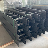 Support de câbles industriel robuste de type échelle, résistant à la corrosion, avec revêtement en poudre, capacité de 60 pièces pour la pose de câbles