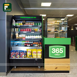 Bán lẻ đồ ăn nhẹ truy cập mô-đun đồ uống kiosk tùy chỉnh thức ăn nhanh tủ trung tâm mua đồ uống thanh hiển thị cố định chức năng thiết kế nhỏ gọn - Product Image 3