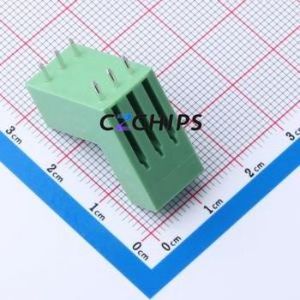 KF2EDGVT-3.5-2*3P Plug-in Terminal Block Through hole,P=3.5mm Connector Board-to-Board / Socket - Closed 2x3P 3.5mm Green - Product Image 2