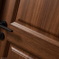 Portes intérieures en bois composite de haute qualité, vernies au four, pour hôtels et maisons, fabricant chinois de premier plan