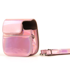 Trường hợp bảo vệ cho Fujifilm Instax mini 12 ngay lập tức phim máy ảnh PU Túi da với dây đai điều chỉnh - Product Image 5