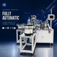 Machine d'assemblage de vannes d'entrée d'eau pour fabricants de robinets, conforme RoHS, avec contrôle de l'orientation du noyau de valve et test d'étanchéité