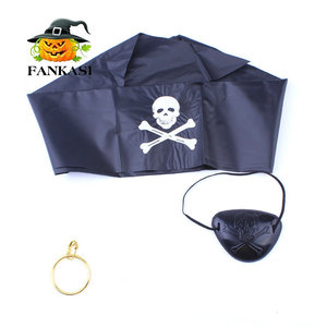 ชุดโจรสลัด FANKASI ผ้าพันคอ ผ้าปิดตา ต่างหู อุปกรณ์ประกอบชุดฮาโลวีน - Product Image 2