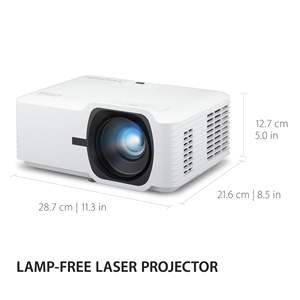 6000 ANSI Lumens 3D WUXGA Laser <strong>Projector</strong> <strong>ViewSonic</strong> LS740W 4K Smart Video Beamer for Presentation Home and Conference Use - Product Image 3