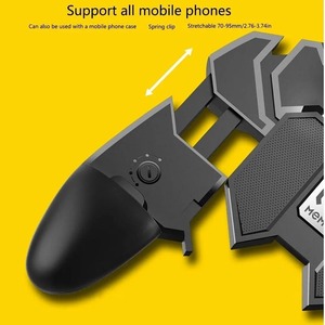 PUBG artefakt için hızlı yardımcı çekim düğmesi ile altı parmak bağlantı mobil oyun denetleyicisi joystick ve oyun için standı - Product Image 1