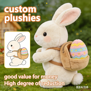 Venta al por mayor de juguetes de conejo de diseño personalizado Venta caliente conejo de peluche al por mayor muñeca de conejo de Venta caliente - Product Image 1