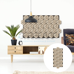 2025 últimos modelos de paneles acústicos de madera hexagonales de madera natural para sala de eventos - Product Image 2