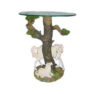 Mesa de Centro de Poliresina con Diseño de Leopardo Artificial Realista para Decoración de Jardín - Product Image 4