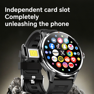 Montre connectée sport 4G avec carte SIM, grande mémoire H81, compatible TikTok, Facebook, <span class=keywords><strong>YouTube</strong></span>, WhatsApp et appels vidéo - Product Image 6