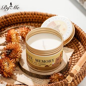 Juego de Regalo de Velas Aromáticas de Cera de Soja, Paquete de 4 Velas de Aromaterapia de 155 g en Latas de Aluminio, Recuerdo de Boda y Regalo de Cumpleaños - Product Image 3