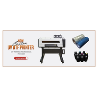 Nouvelle imprimante UV DTF à grande vitesse Qinyu A2 42 cm pour autocollants et impression à plat, 3 têtes d'impression TX800, jet d'encre UV entièrement automatique pour coques de téléphone et bouteilles