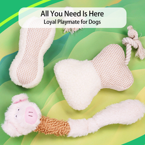 Set di Lusso di Giocattoli Interattivi per Cani in Peluche Resistenti e Realistici per l'Arricchimento e il Gioco del Nascondino - Product Image 4