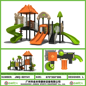 Fabricant chinois de jeux de plein air pour enfants, jouets d'amusement scolaires bon marché et agréables, ensemble de toboggans en plastique pour aire de jeux extérieure - Product Image 3