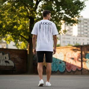 Camisetas gráficas personalizadas de manga corta a la moda para hombre, ropa de verano para hombre, Camiseta con estampado de soplo para hombre - Product Image 3