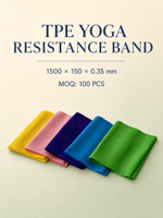 Bande de Résistance Plate en TPE pour Yoga et Exercice 1500*1500*.35mm pour Entraînement Physique OEM ODM Vente en Gros