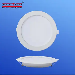 Alltop 2024新产品装饰客厅服装店无框5w 7w 12w 18w 24w圆形小发光二极管面板灯