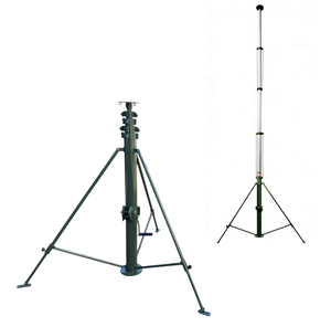 Mât d'antenne télescopique VHF de treuil manuel à manivelle de hauteur personnalisée - Product Image 1