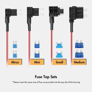 ชุดอุปกรณ์ต่อสาย USB C สำหรับกล้องติดรถยนต์แบบกระจกมองหลัง พร้อมจอแสดงผลขณะจอดรถ และหัวต่อหลายขนาด - Product Image 2