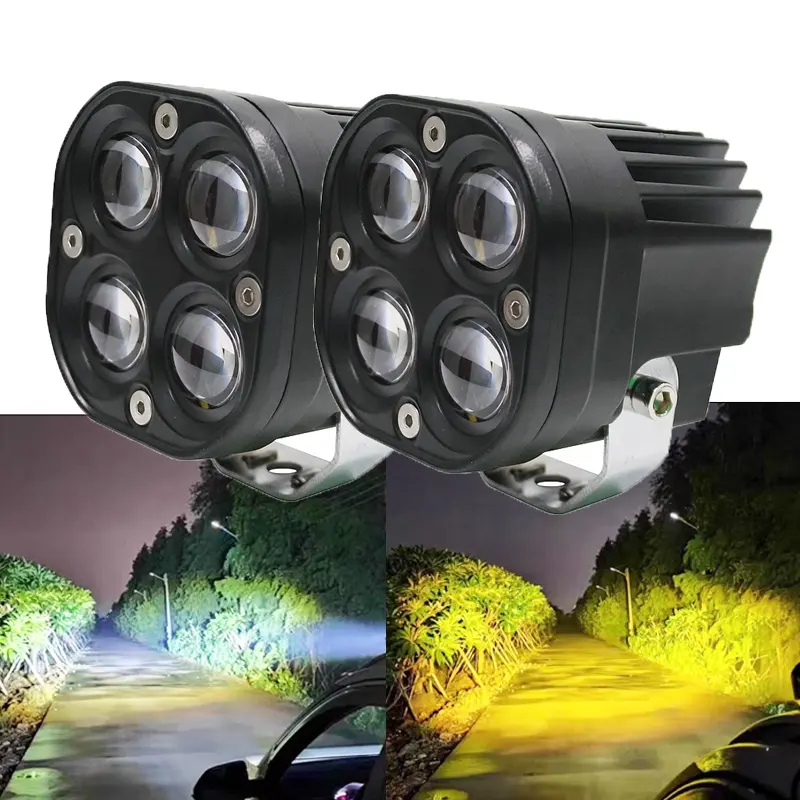 4 Inch led fogdriving lights 40W Super Bright Waterproof 10-30V led spotlights 4x4 12V 24V Fog Light LED Work Light for Vehicle
